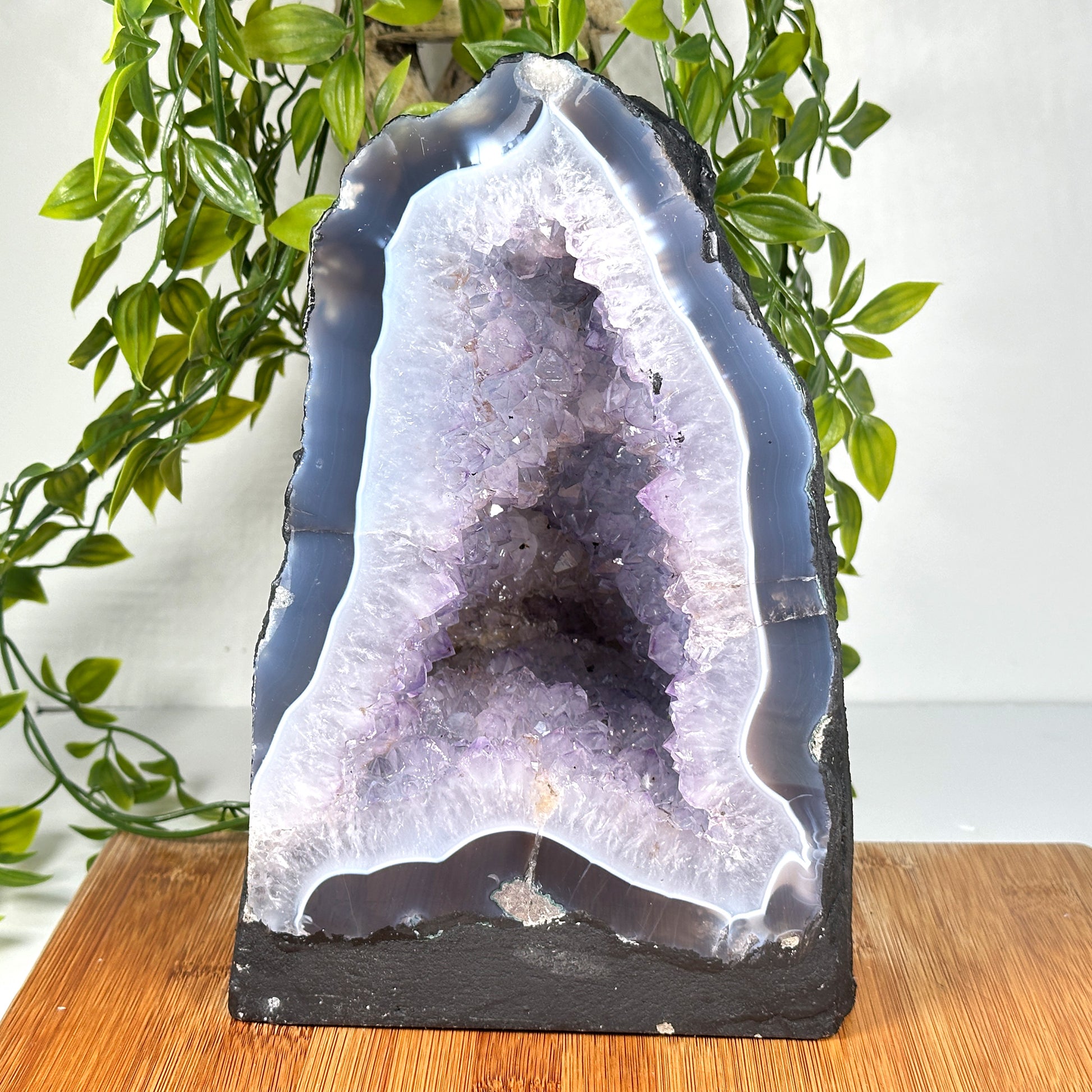 Natural Purple Amethyst Cathedral Geode - Gem Avenue