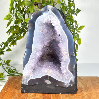 Natural Purple Amethyst Cathedral Geode - Gem Avenue