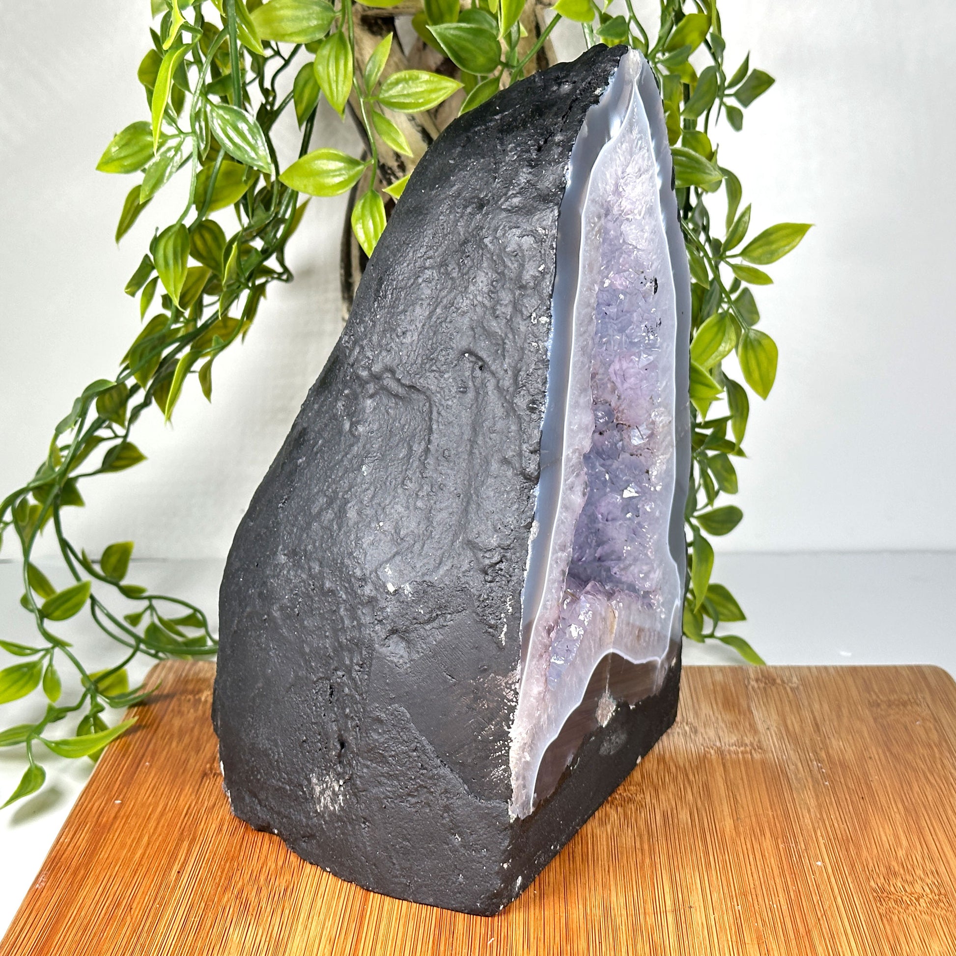 Natural Purple Amethyst Cathedral Geode - Gem Avenue