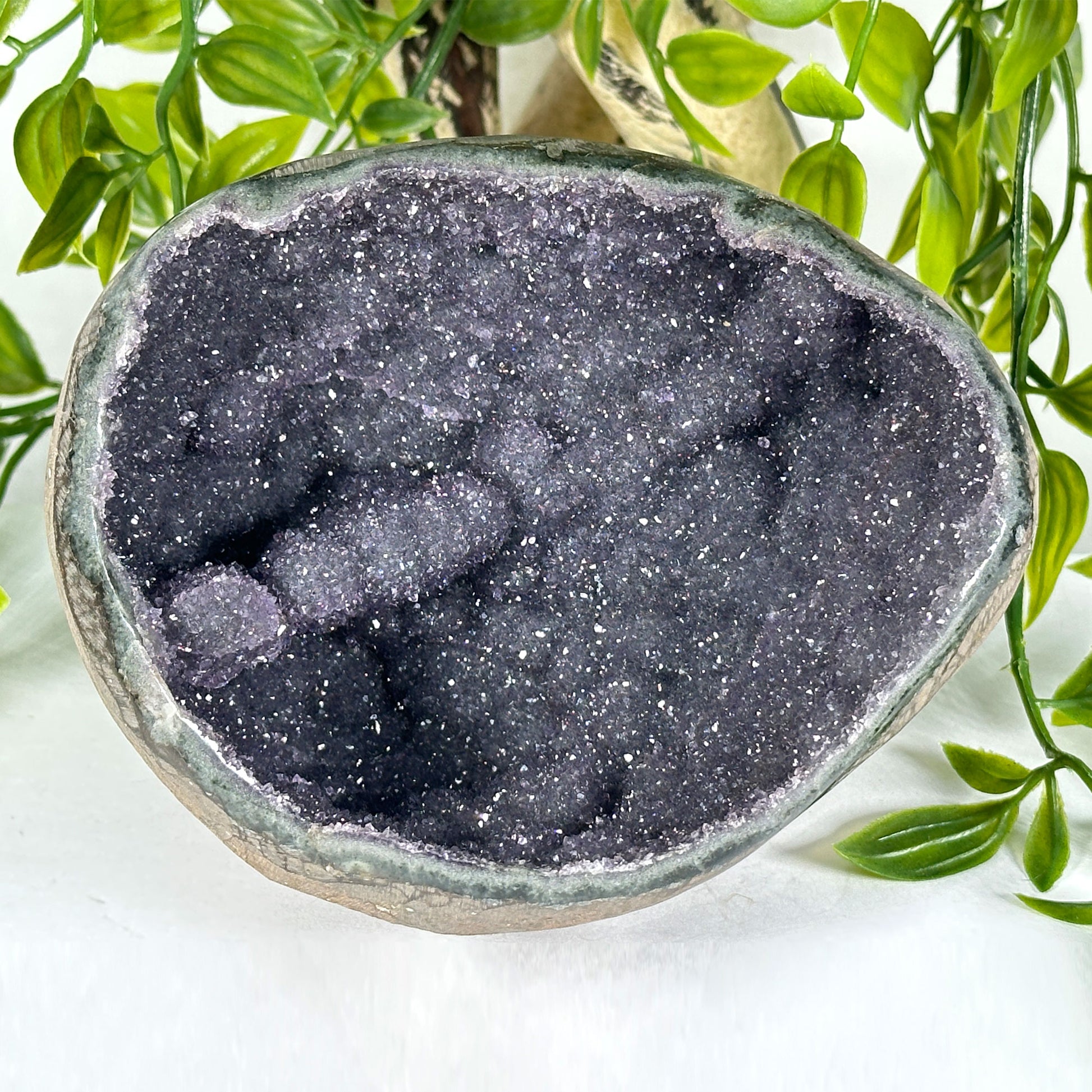Natural Amethyst Crystal Geode - Gem Avenue