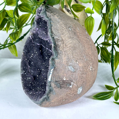 Natural Amethyst Crystal Geode - Gem Avenue