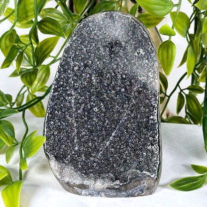 Natural Black Amethyst Druzy Geode - Gem Avenue