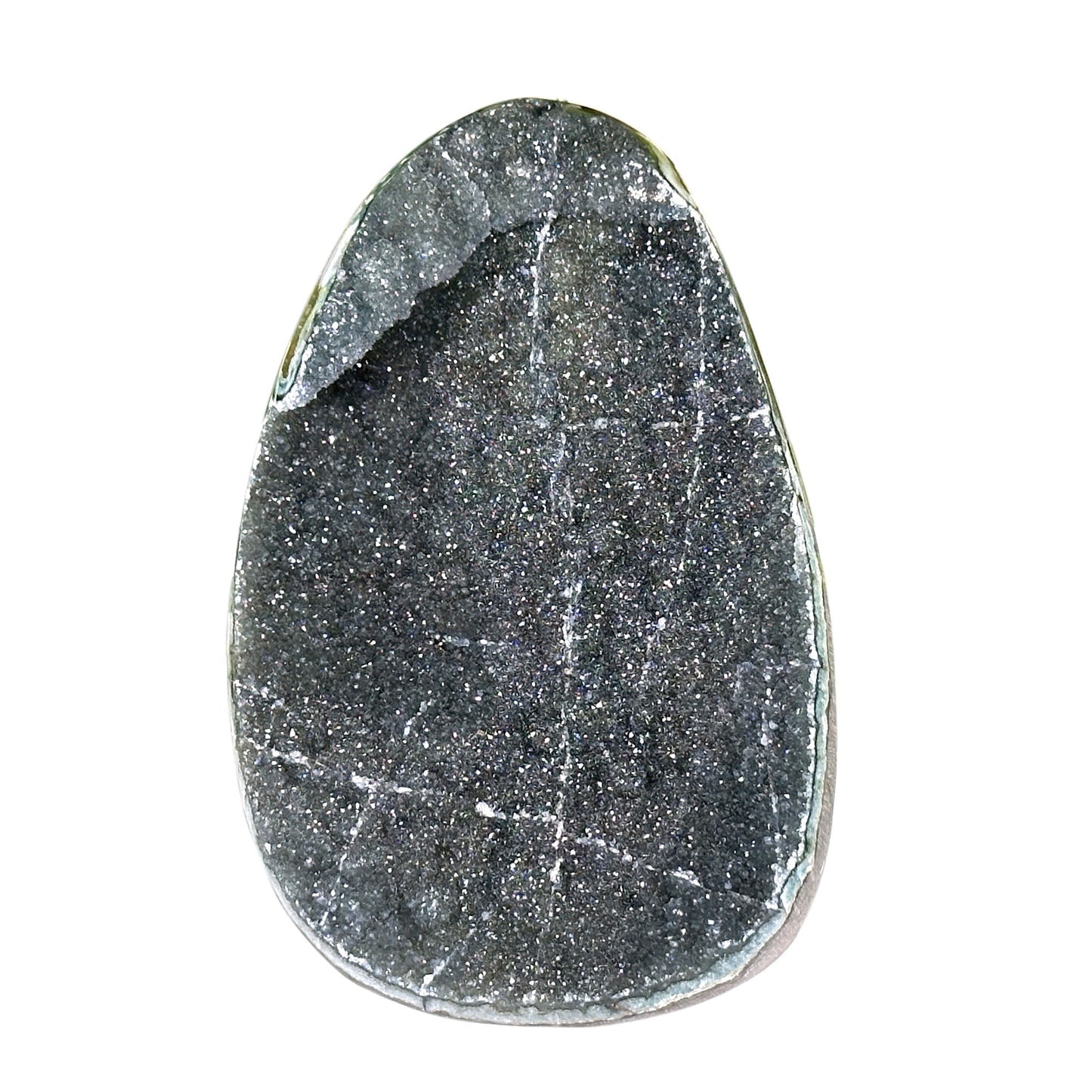 Natural Black Amethyst Geode - Gem Avenue