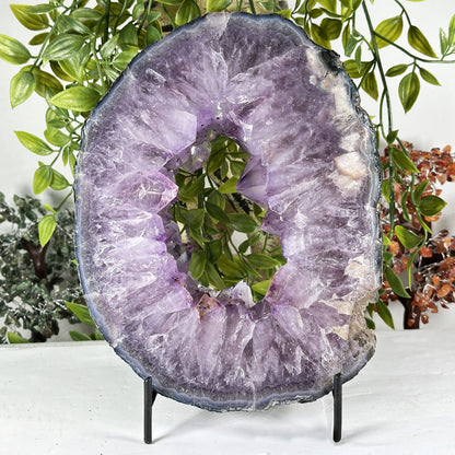 Amethyst Crystal Geode - Gem Avenue Retail