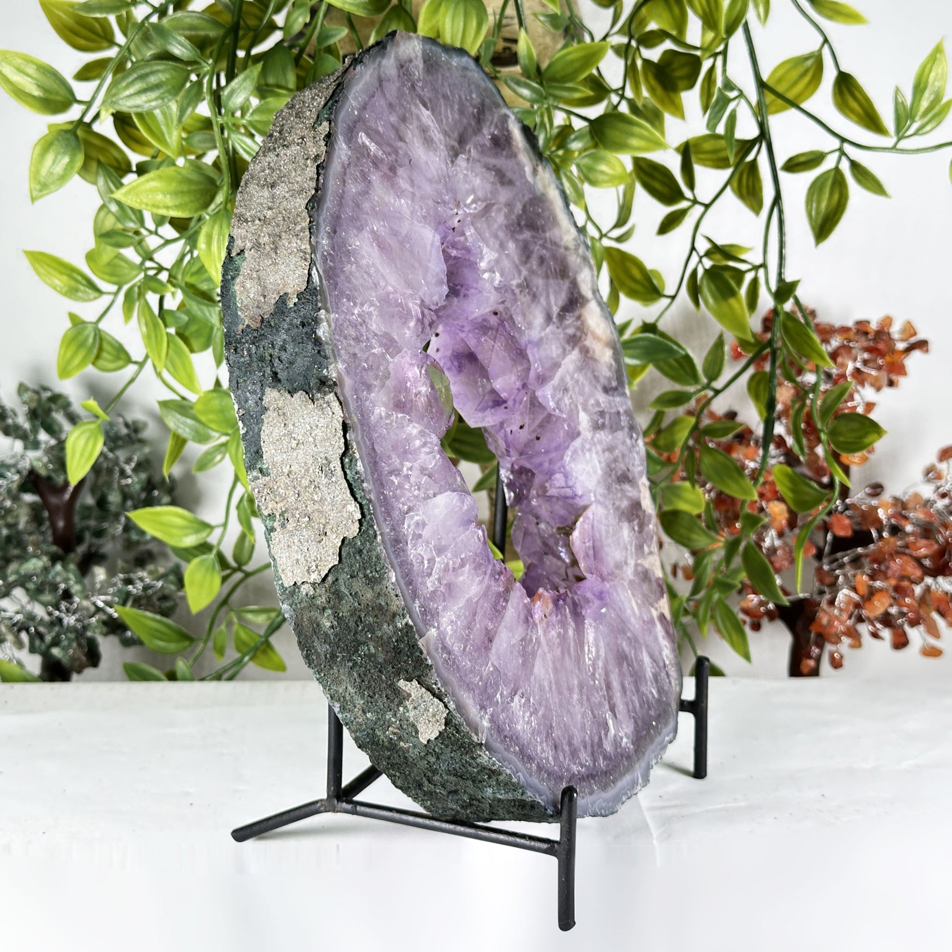 Amethyst Crystal Geode - Gem Avenue Retail