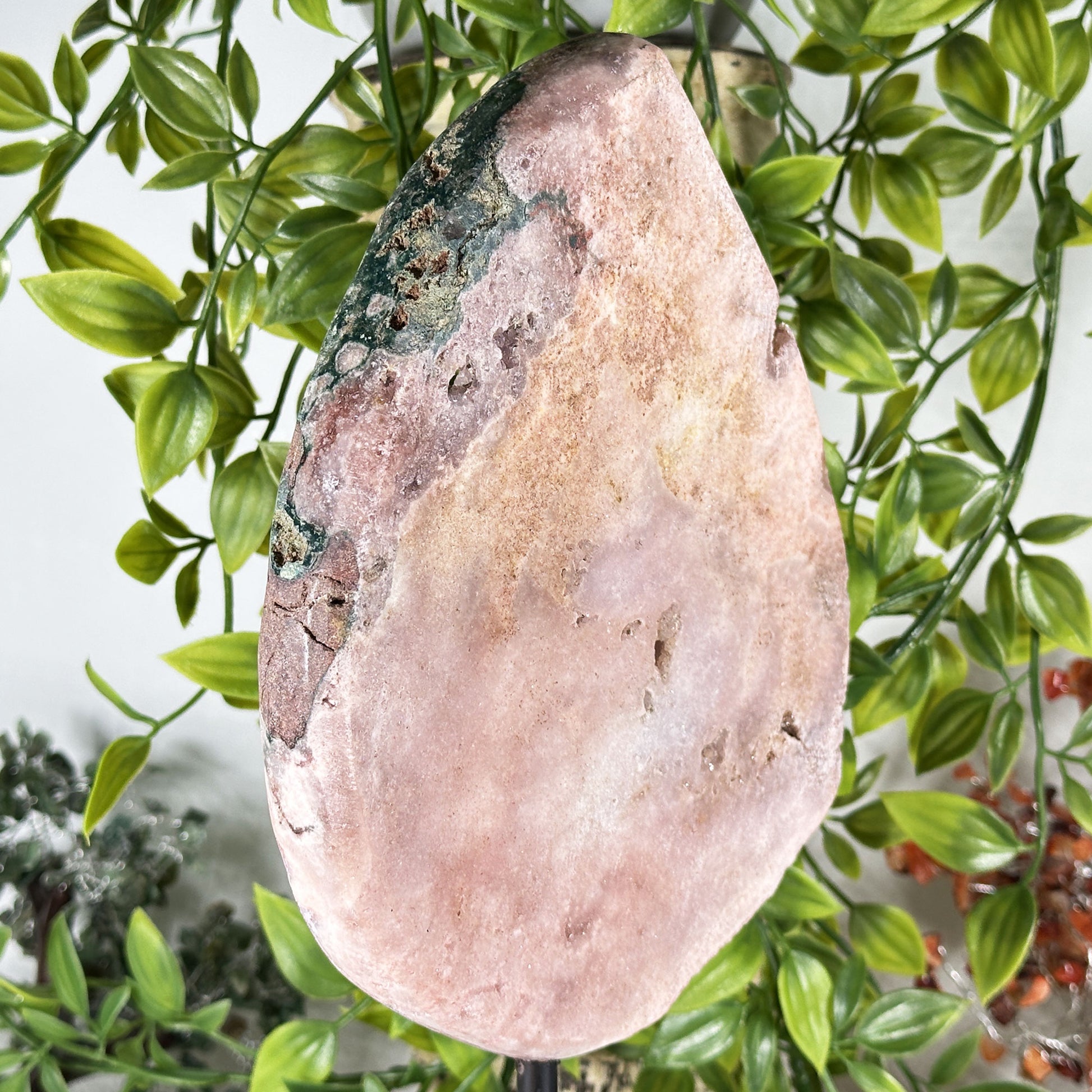 Pink Amethyst Crystal Geode - Gem Avenue Store