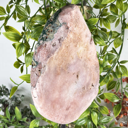 Pink Amethyst Crystal Geode - Gem Avenue Store