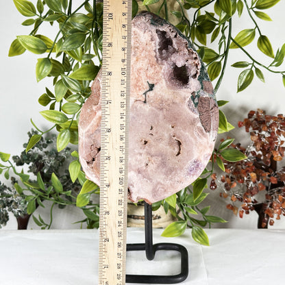Pink Amethyst Crystal Geode - Gem Avenue Store