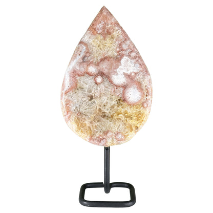 Natural Pink Amethyst Geode 10.5" from Brazil Crystal Specimen for Collection