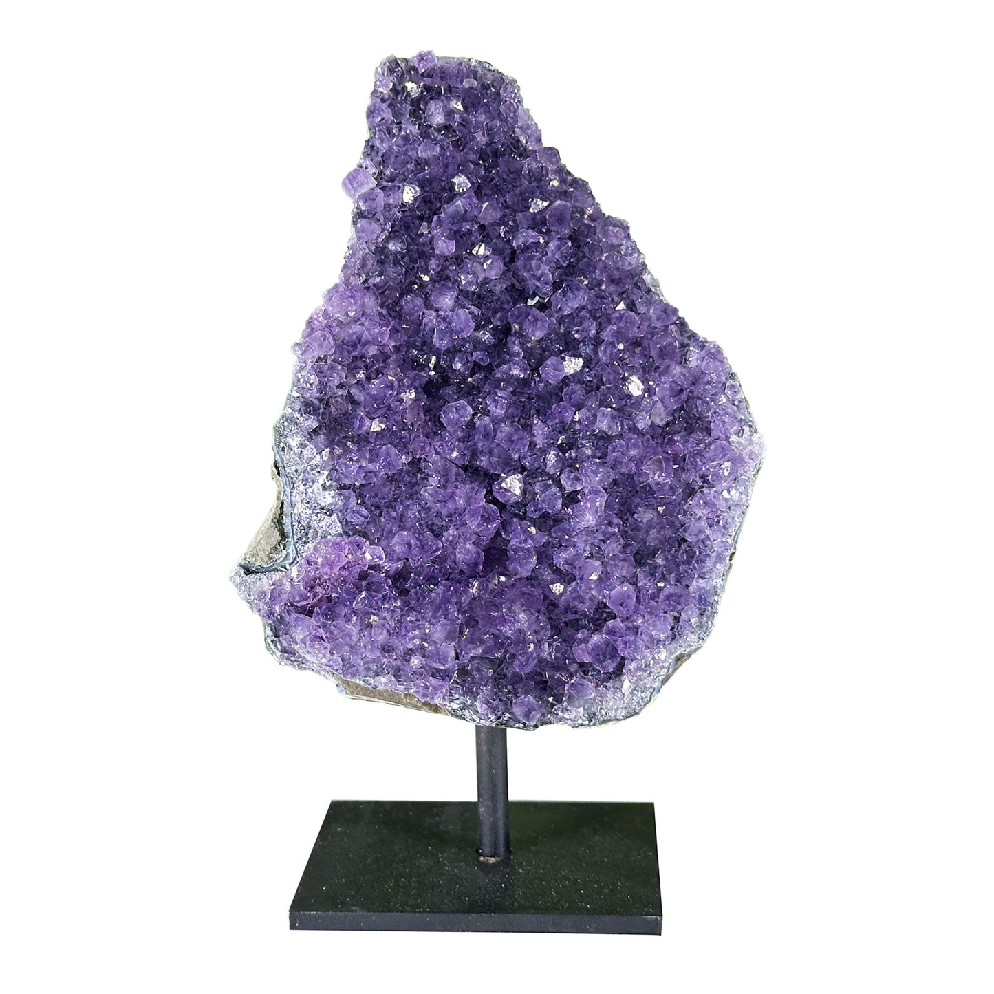 Deep Purple Amethyst Crystal Geode -  Gem Avenue Retail