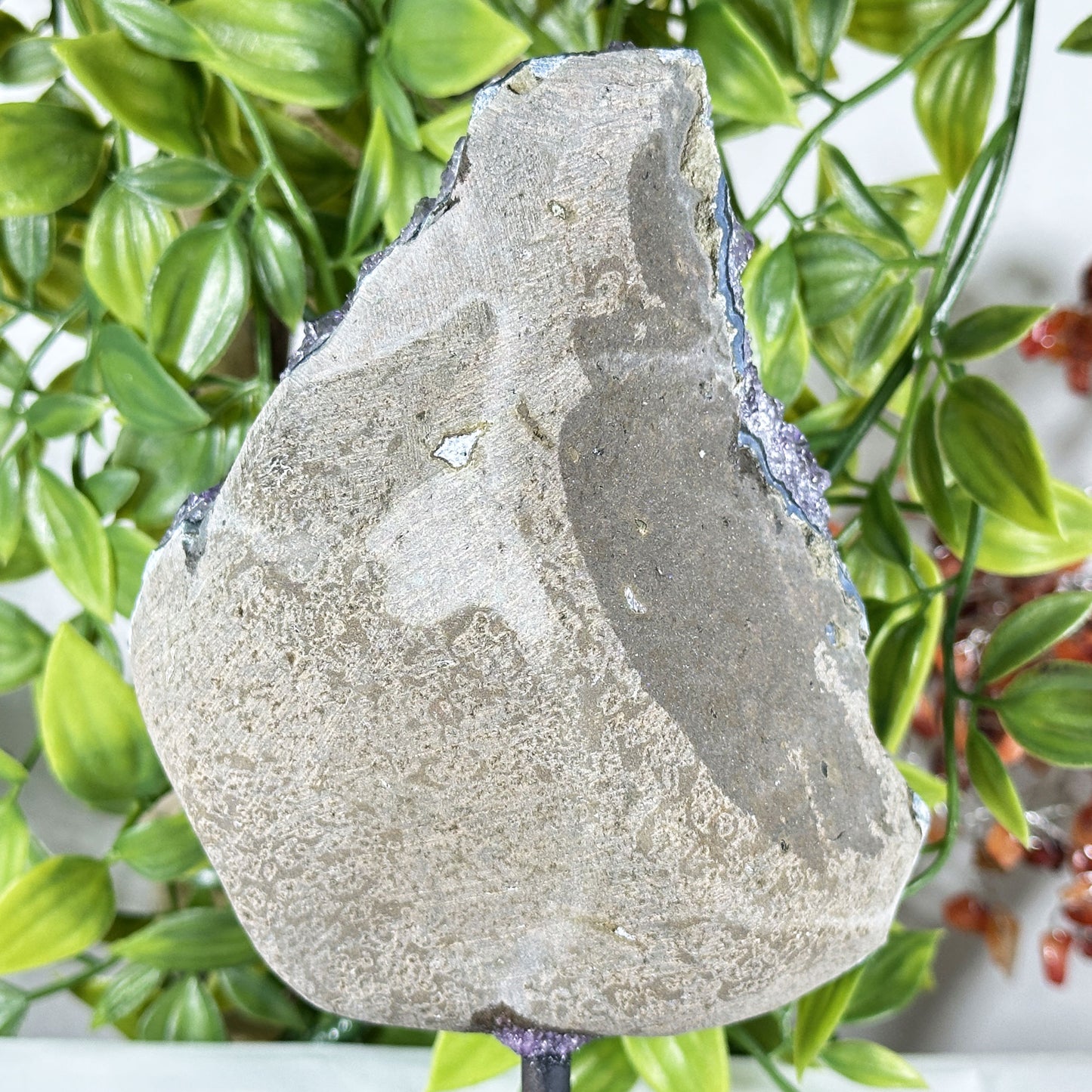 Deep Purple Amethyst Crystal Geode -  Gem Avenue Retail