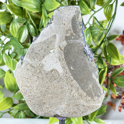 Deep Purple Amethyst Crystal Geode -  Gem Avenue Retail