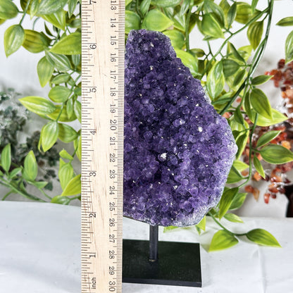 Deep Purple Amethyst Crystal Geode -  Gem Avenue Retail