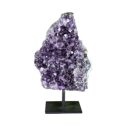 Deep Purple Amethyst Crystal Geode - Gem Avenue Retail