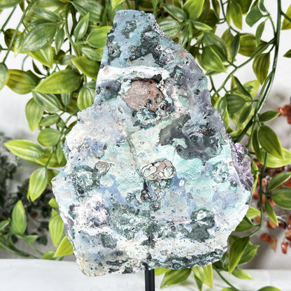 Deep Purple Amethyst Crystal Geode - Gem Avenue Retail