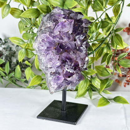 Natural Amethyst Crystal Geode - Gem Avenue Retail