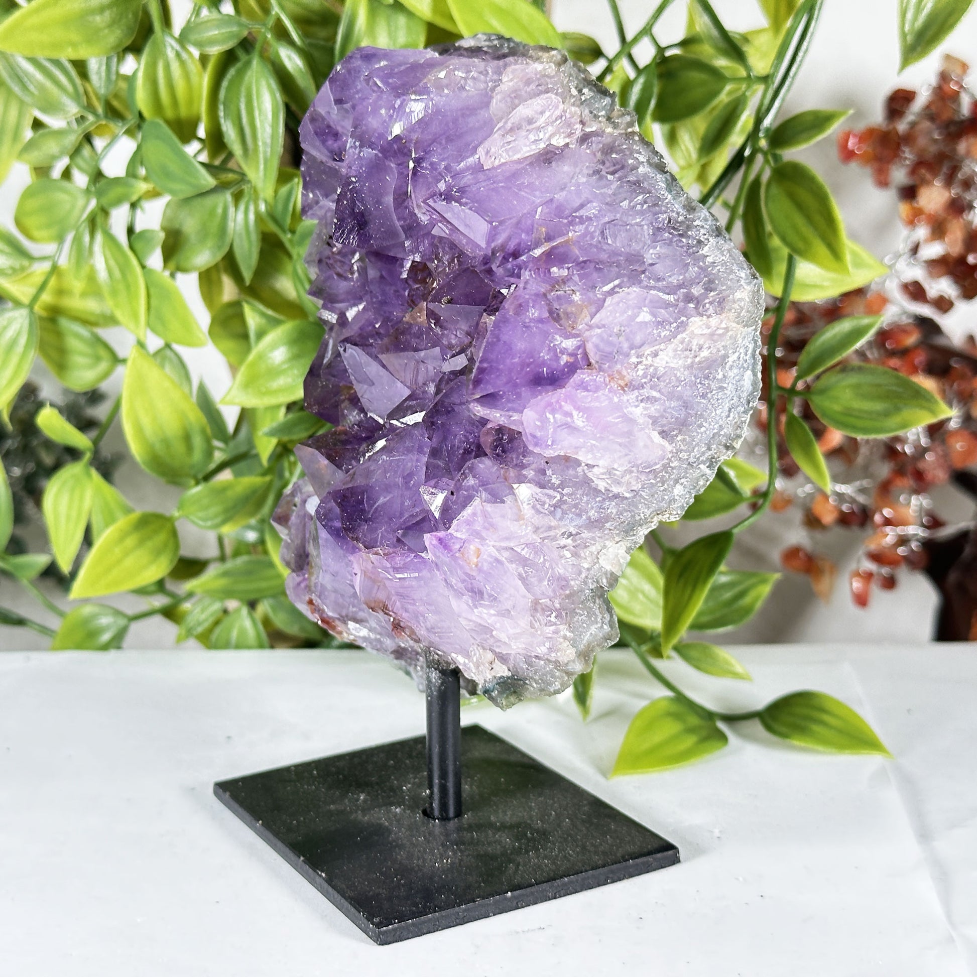 Natural Amethyst Crystal Geode - Gem Avenue Retail