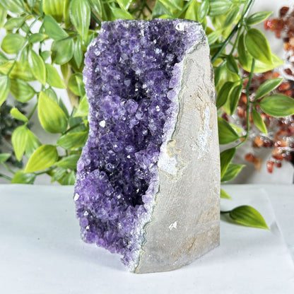 Natural Purple Amethyst Crystal Geode - Gem Avenue Retail
