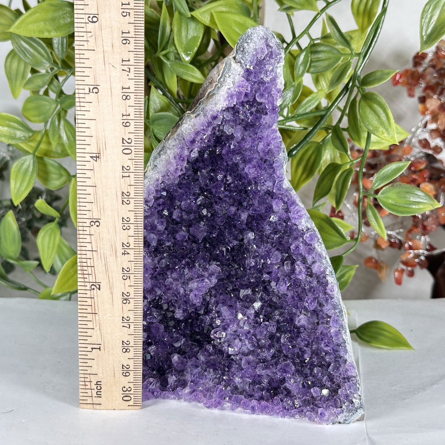 Natural Purple Amethyst Crystal Geode - Gem Avenue