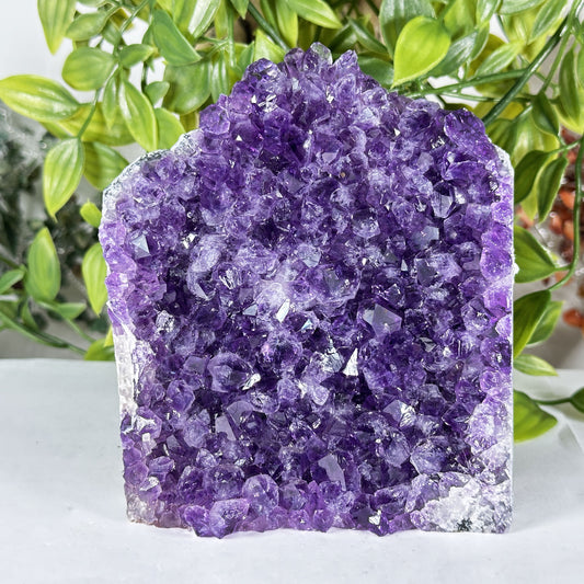Natural Purple Amethyst Crystal Geode - Gem Avenue Retail