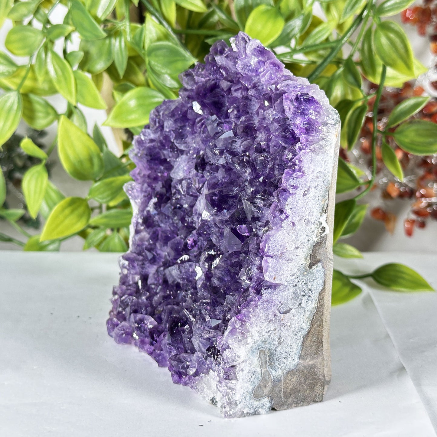 Natural Purple Amethyst Crystal Geode - Gem Avenue Retail