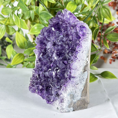 Natural Purple Amethyst Crystal Geode - Gem Avenue Retail