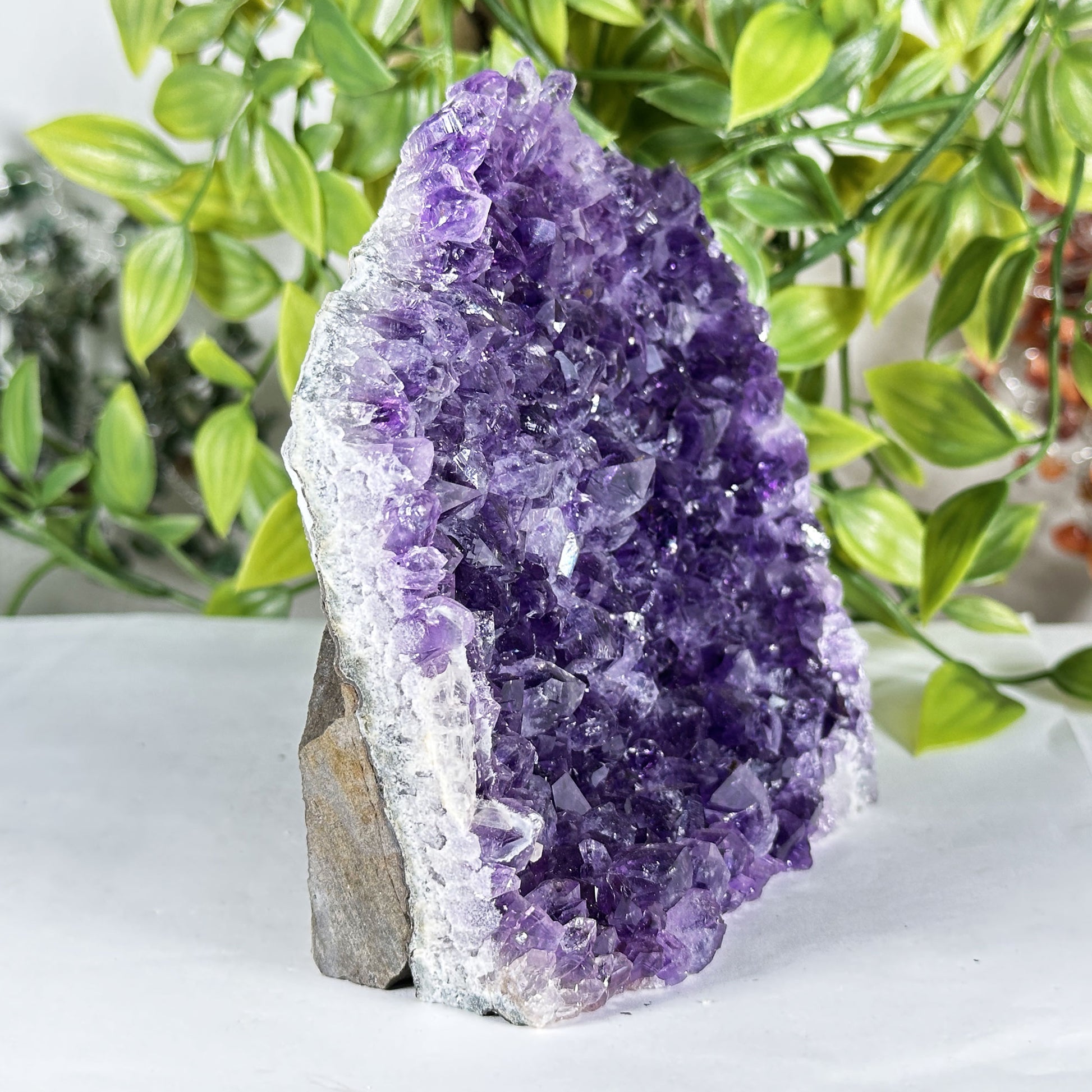 Natural Purple Amethyst Crystal Geode - Gem Avenue Retail
