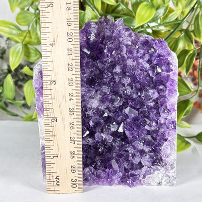 Natural Purple Amethyst Crystal Geode - Gem Avenue Retail