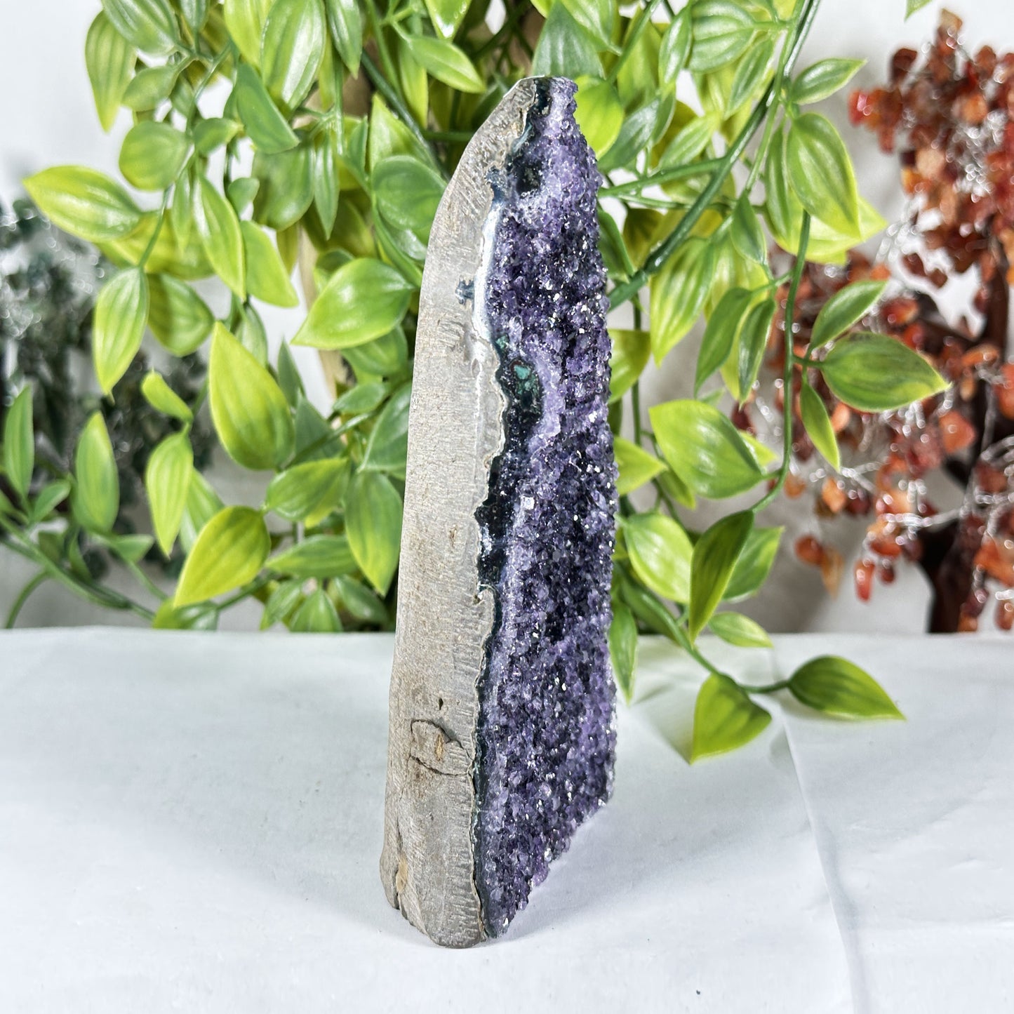 Natural Purple Amethyst Crystal Geode - Gem Avenue Retail