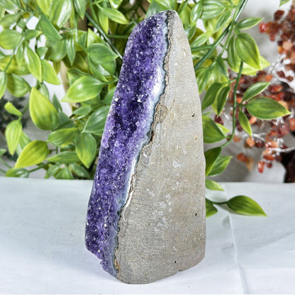 Natural Purple Amethyst Crystal Geode - Gem Avenue Retail