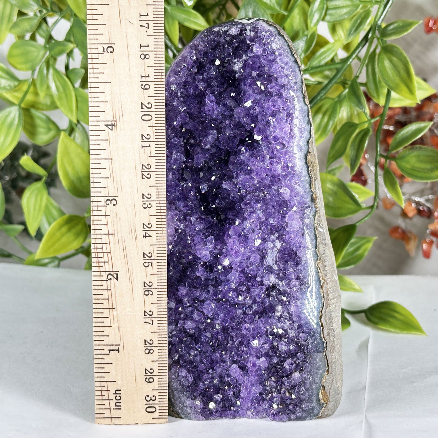 Natural Purple Amethyst Crystal Geode - Gem Avenue Retail