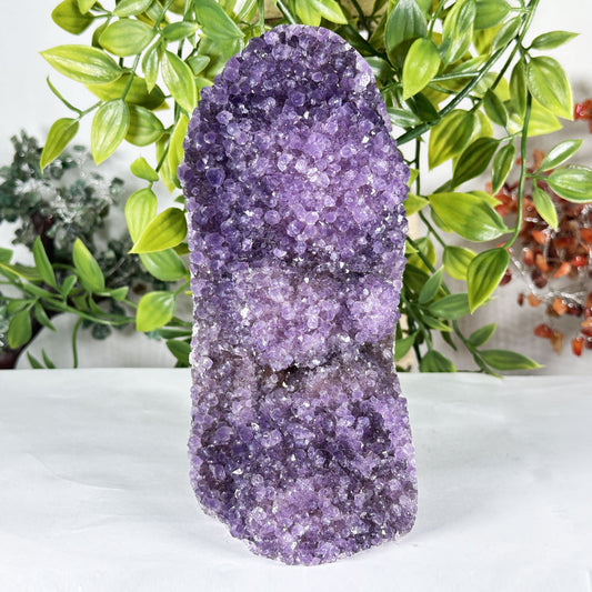 Natural Purple Amethyst Crystal Geode - Gem Avenue Retail