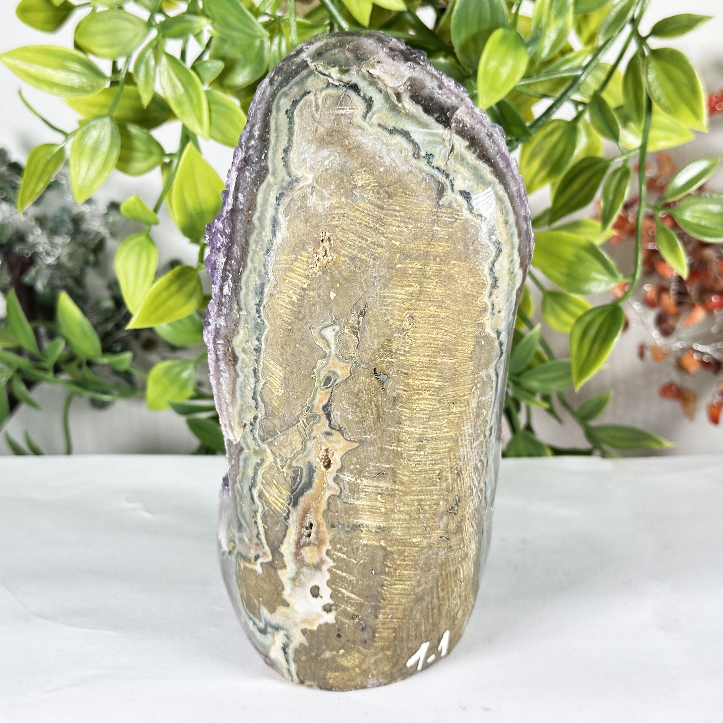 Natural Purple Amethyst Crystal Geode - Gem Avenue Retail