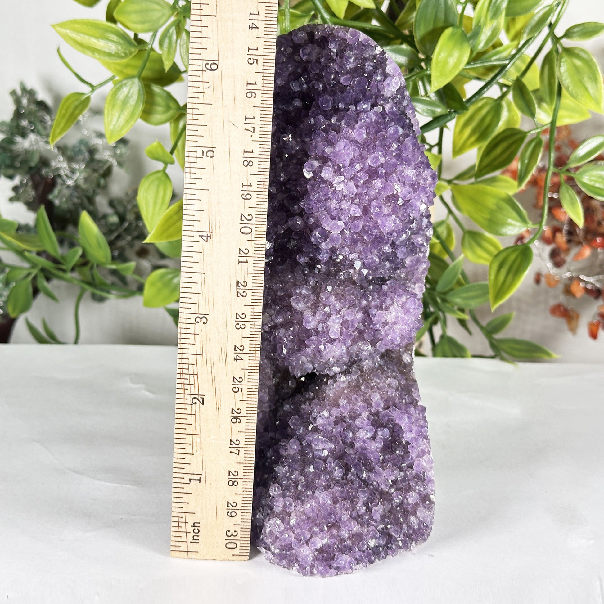 Natural Purple Amethyst Crystal Geode - Gem Avenue Retail