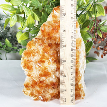 Natural Citrine Crystal Geode - Gem Avenue Retail