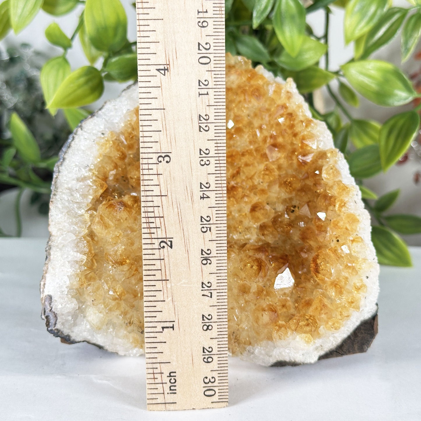 Natural Citrine Crystal Geode - Gem Avenue Retail