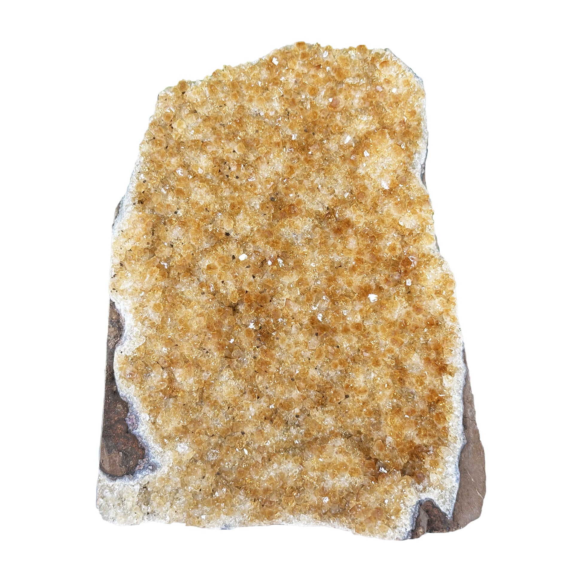 Natural Citrine Crystal Geode - Gem Avenue Retail