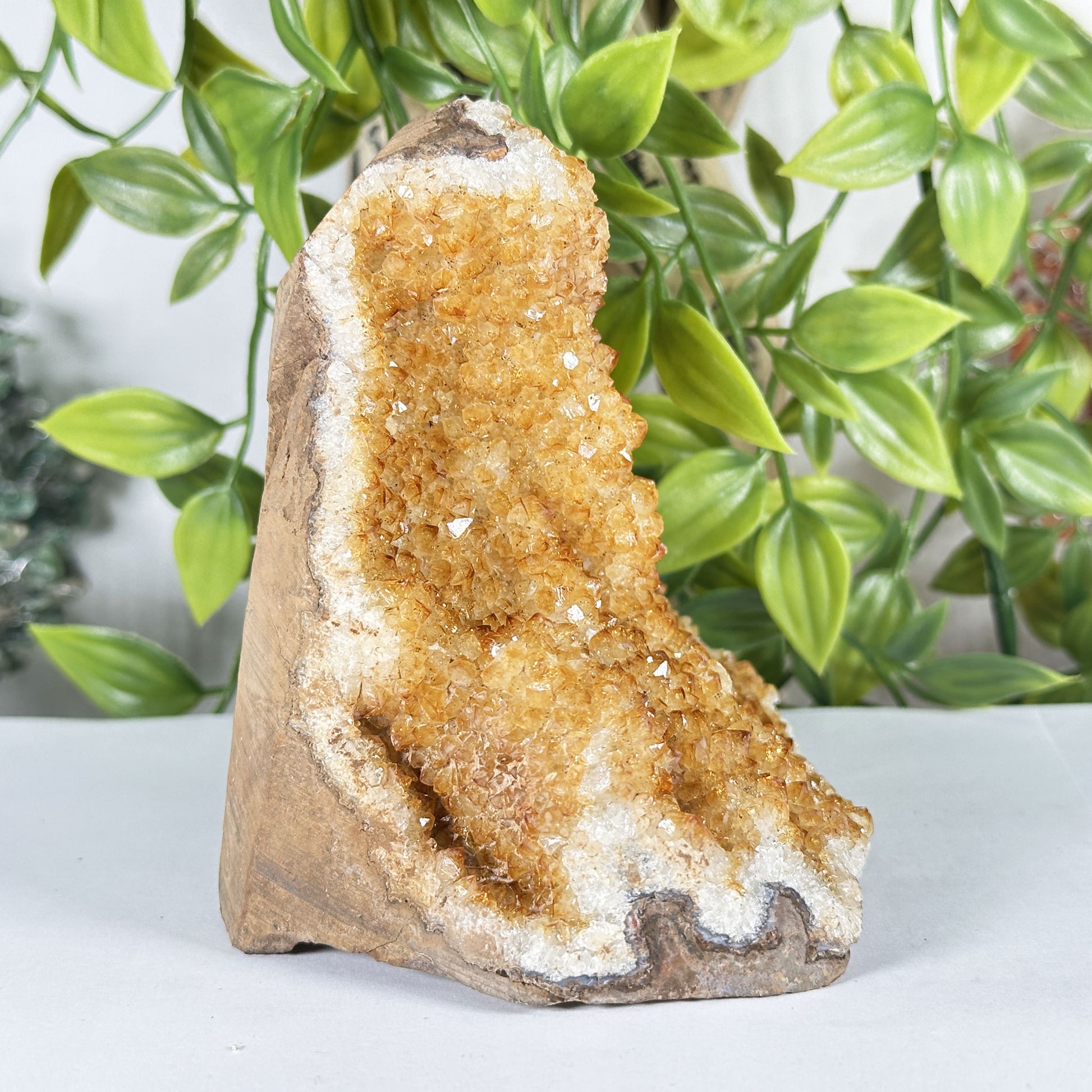 Citrine Crystal Geode - Gem Avenue Retail
