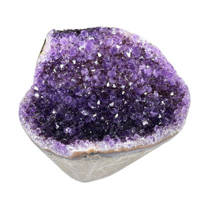 Deep Purple Amethyst Crystal Geode -Gem Avenue Retail