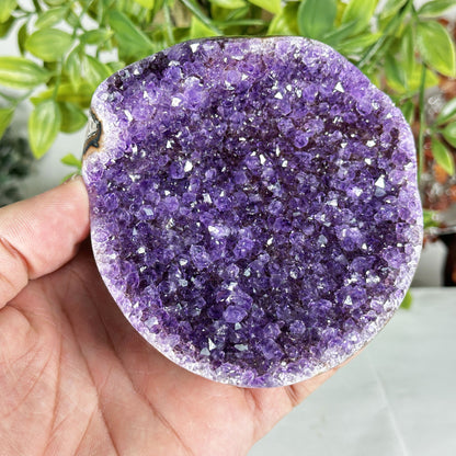 Deep Purple Amethyst Crystal Geode -Gem Avenue Retail