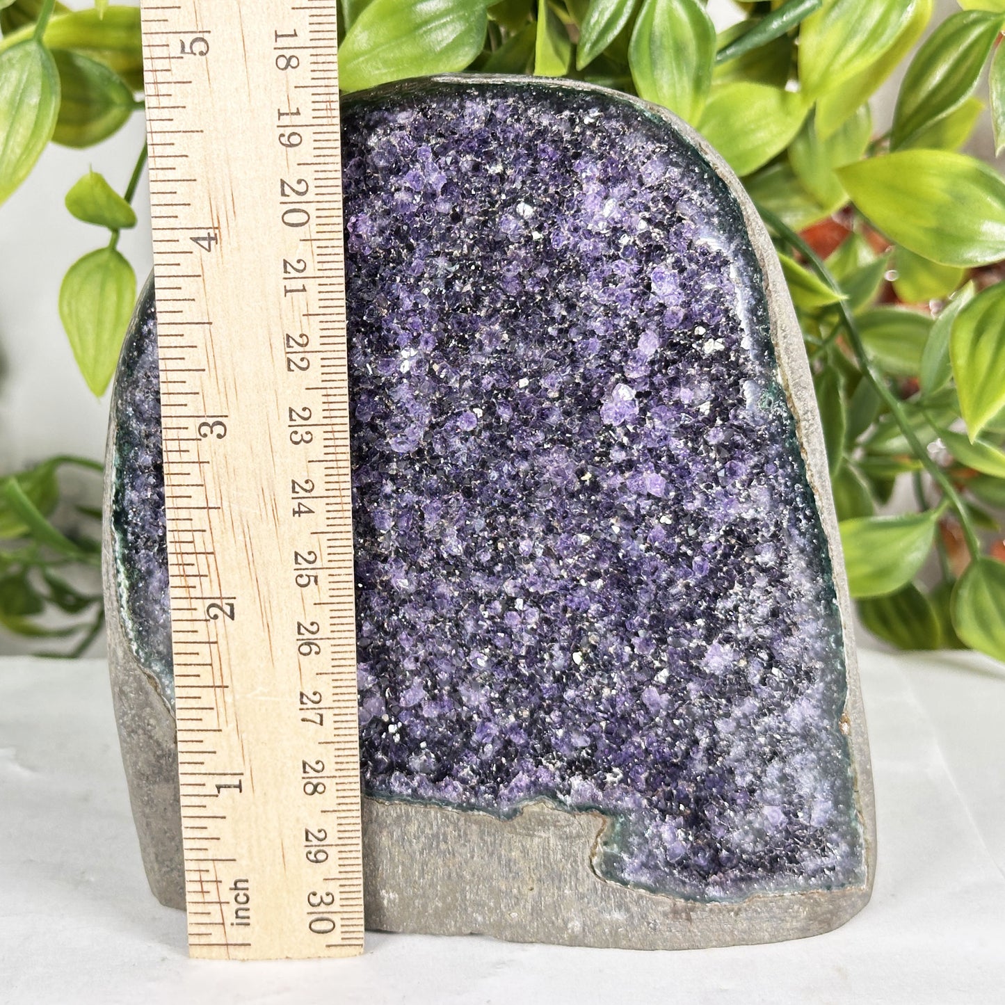 Deep Purple Amethyst Crystal Geode  - Gem Avenue Retail