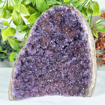 Amethyst Crystal Geode - Gem Avenue Retail