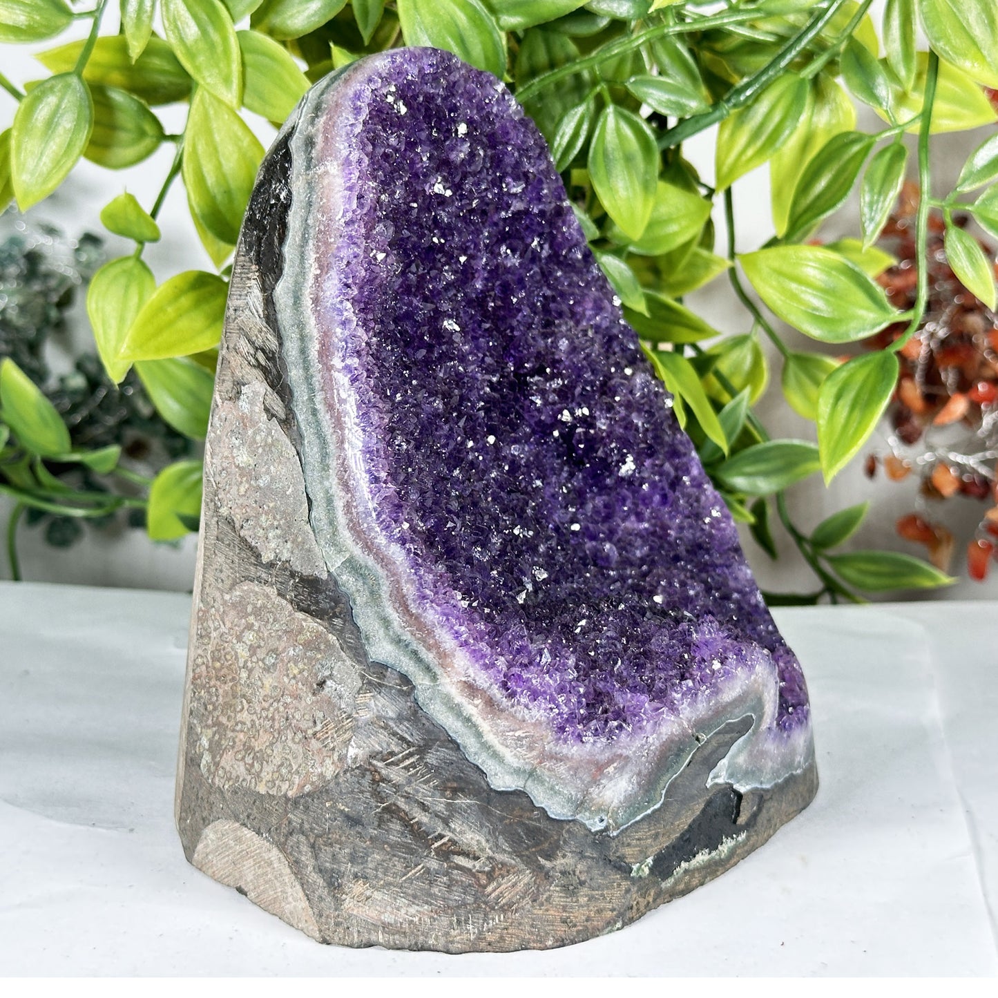 Amethyst Crystal Geode - Gem Avenue Retail