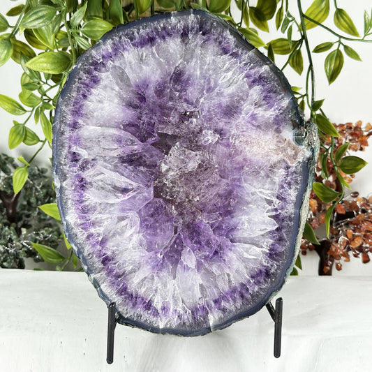 Amethyst Crystal Geode - Gem Avenue Retail