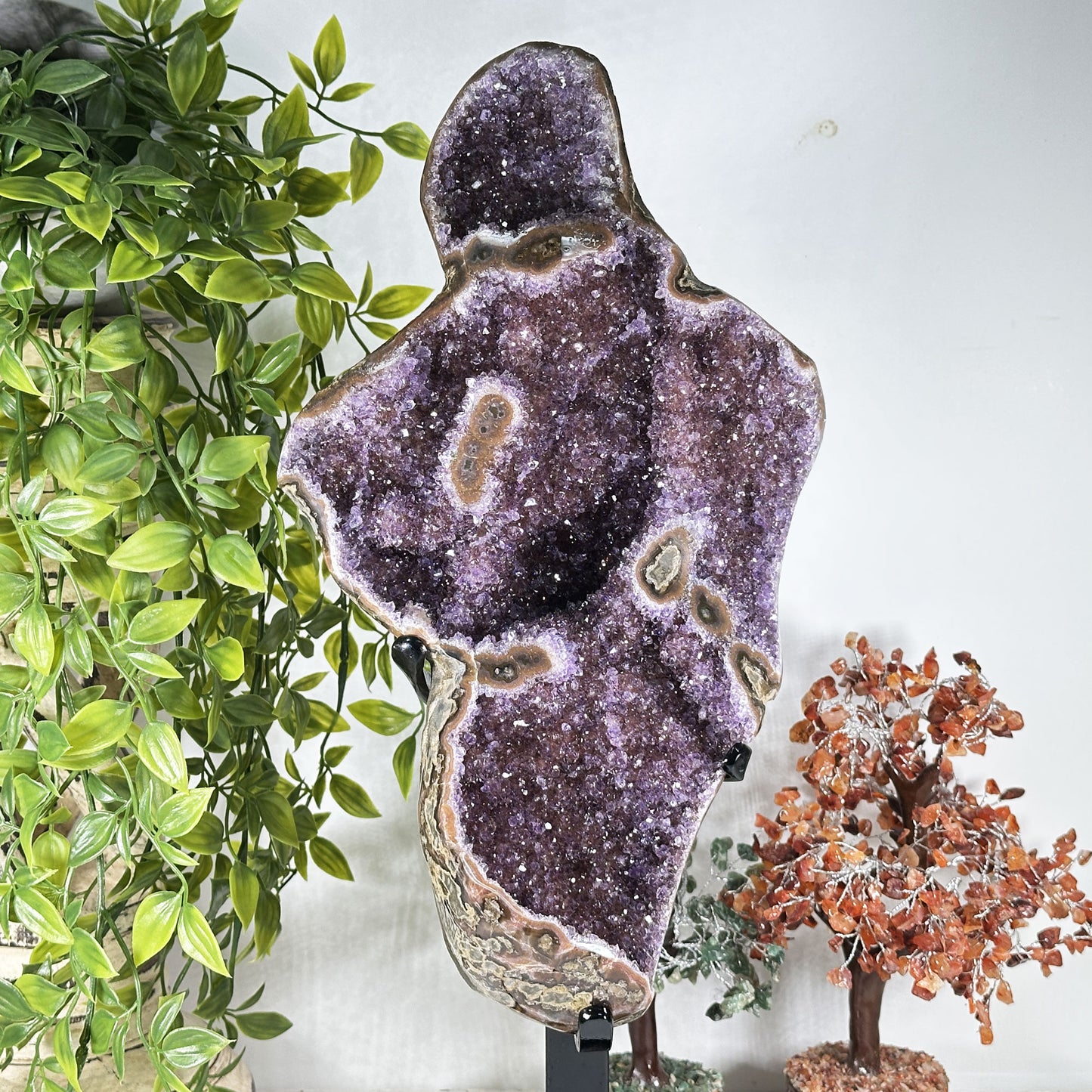 Amethyst Crystal Geode - Gem Avenue  Retail