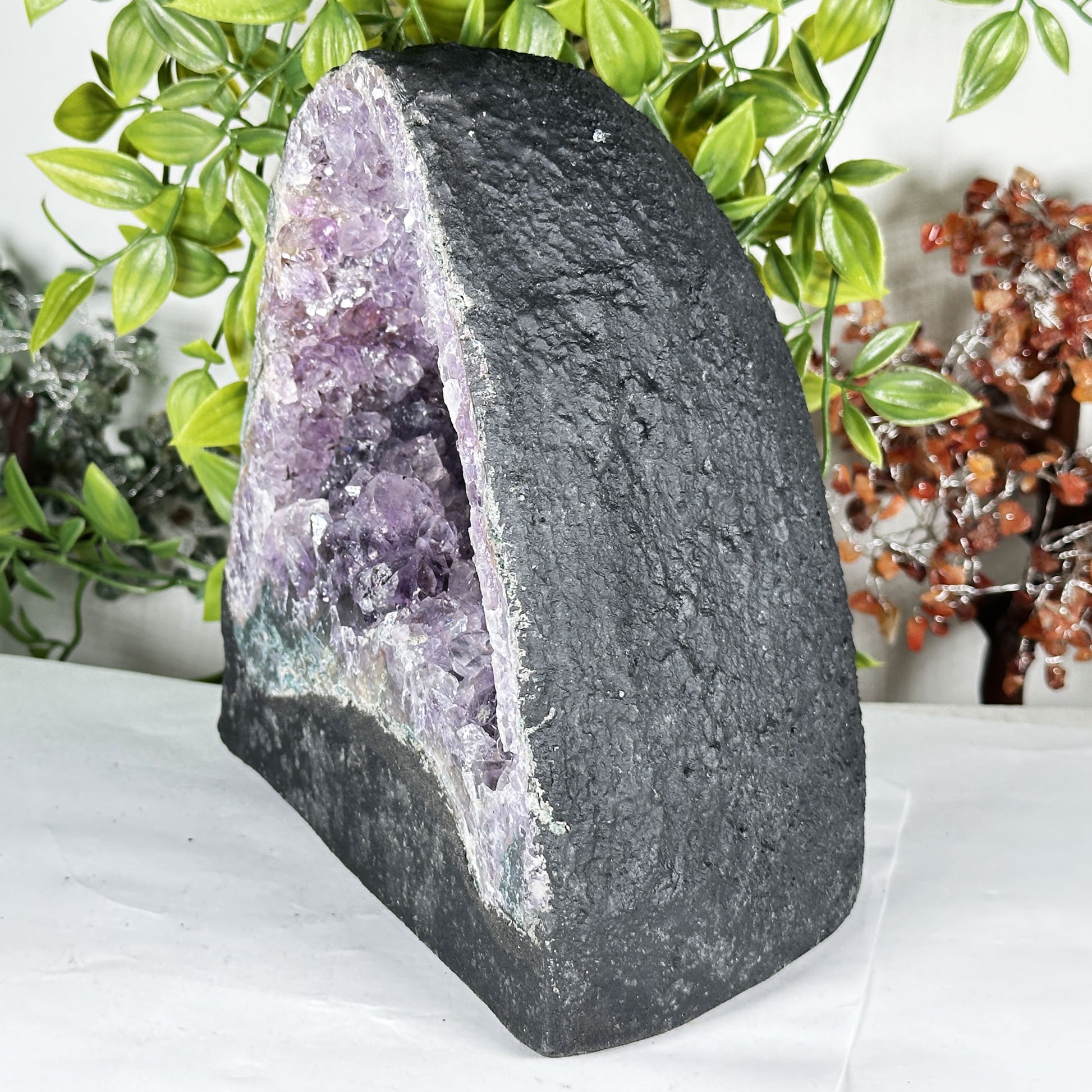 Amethyst Geode Crystal - Gem Avenue Retail