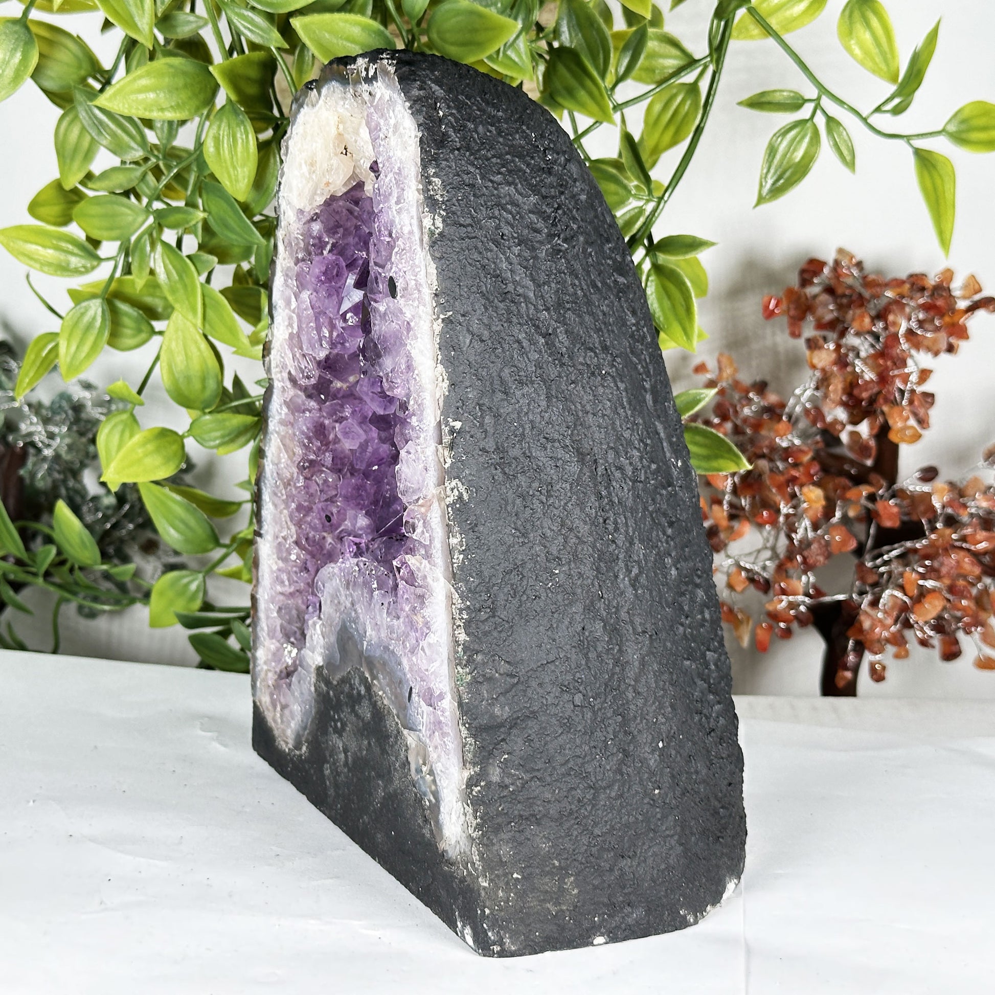 Amethyst Crystal Geode - Gem Avenue Retail