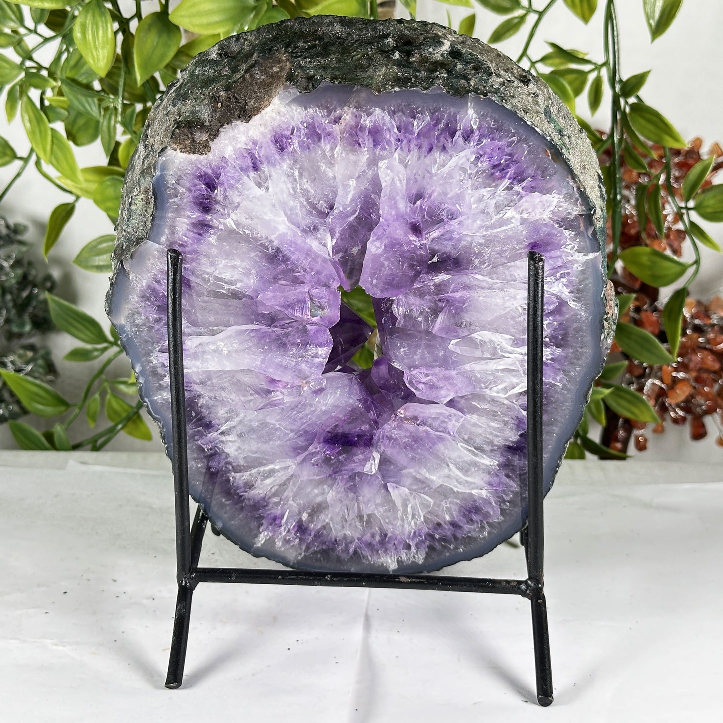 Amethyst Crystal Geode - Gem Avenue Retail