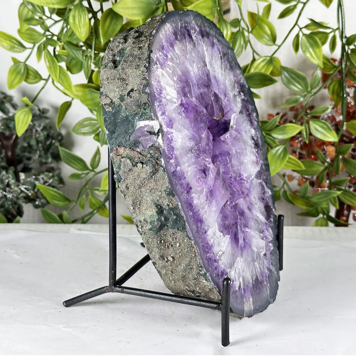 Amethyst Crystal Geode - Gem Avenue Retail