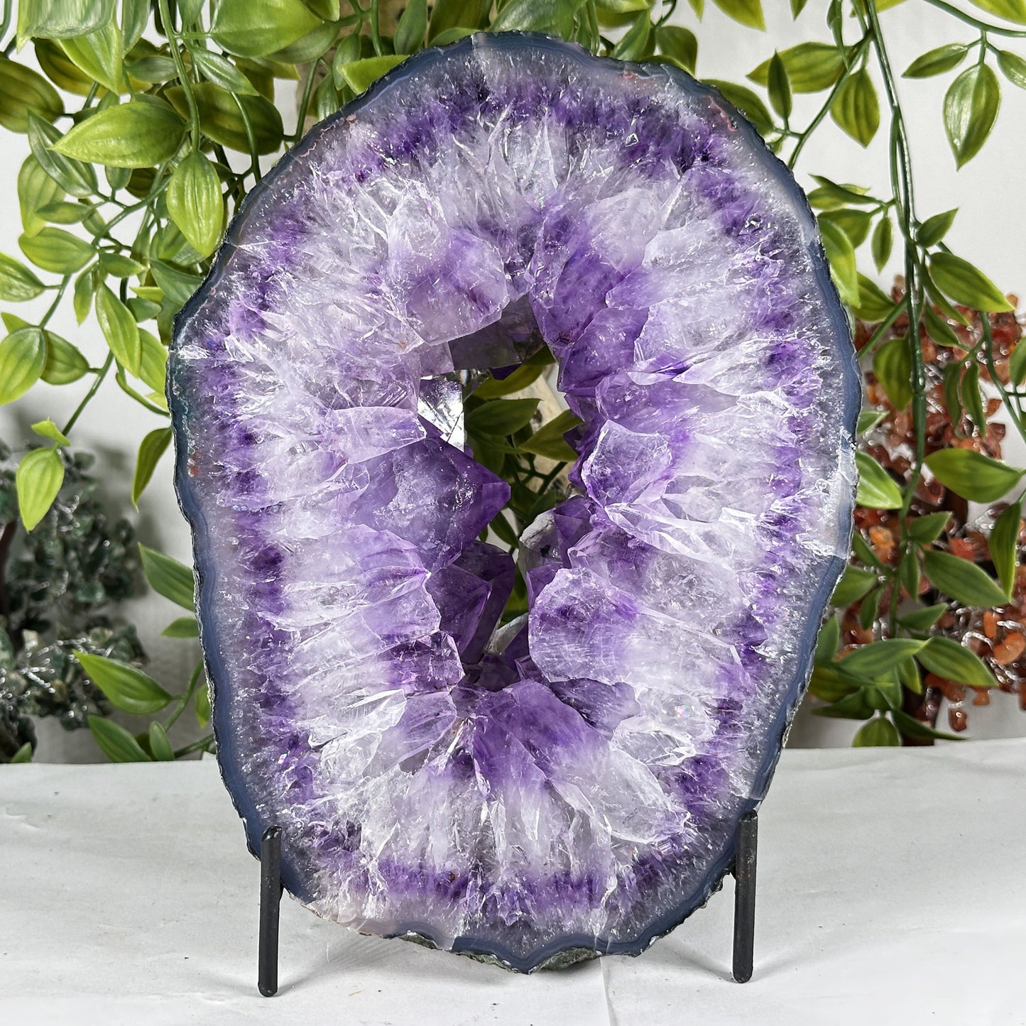 Amethyst Crystal Geode - Gem Avenue Retail